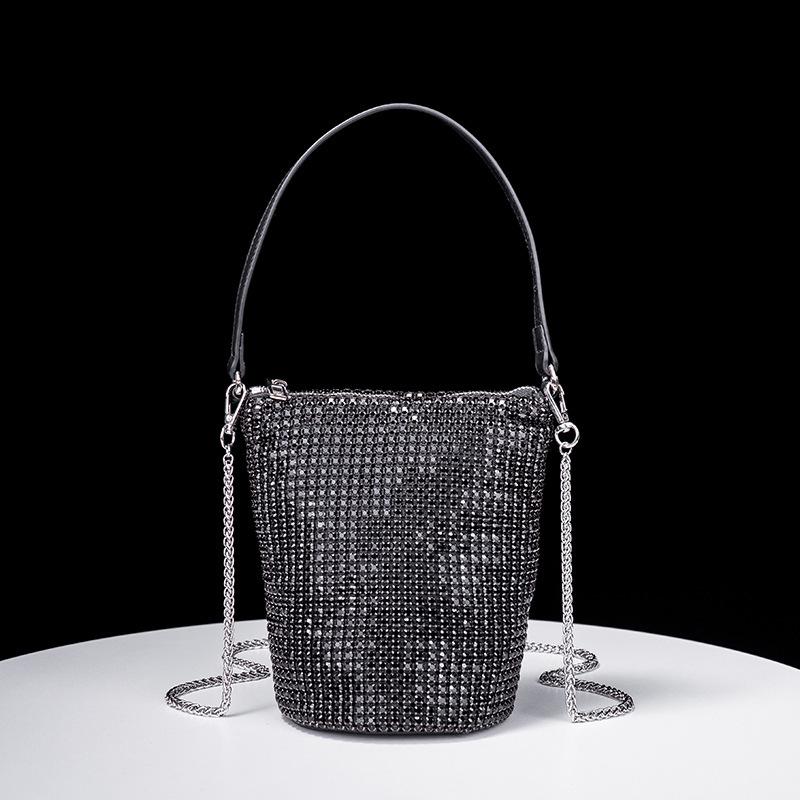 Bags |  Womens Gia Allover Crystal Zip Bag Accessories Bags