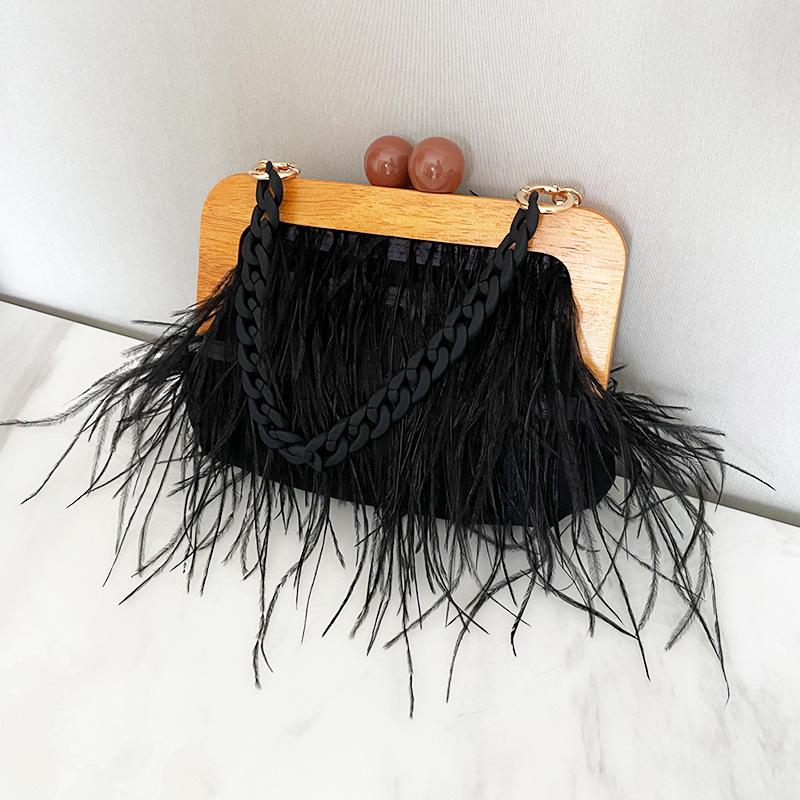 Bags |  Womens Gia Feather Shoulder Bag Accessories Bags