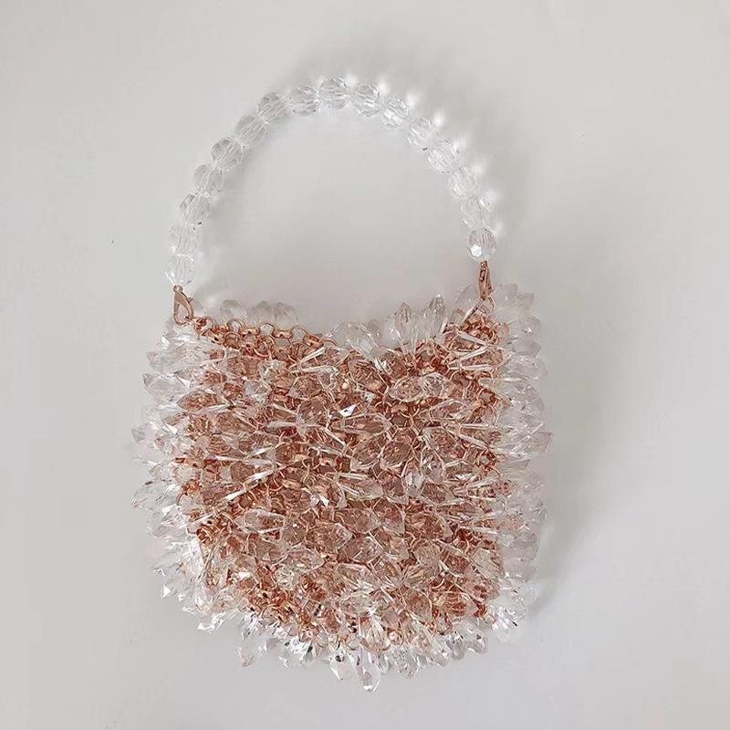 Bags |  Womens Heart Crystal And Pearl Tote Accessories Bags