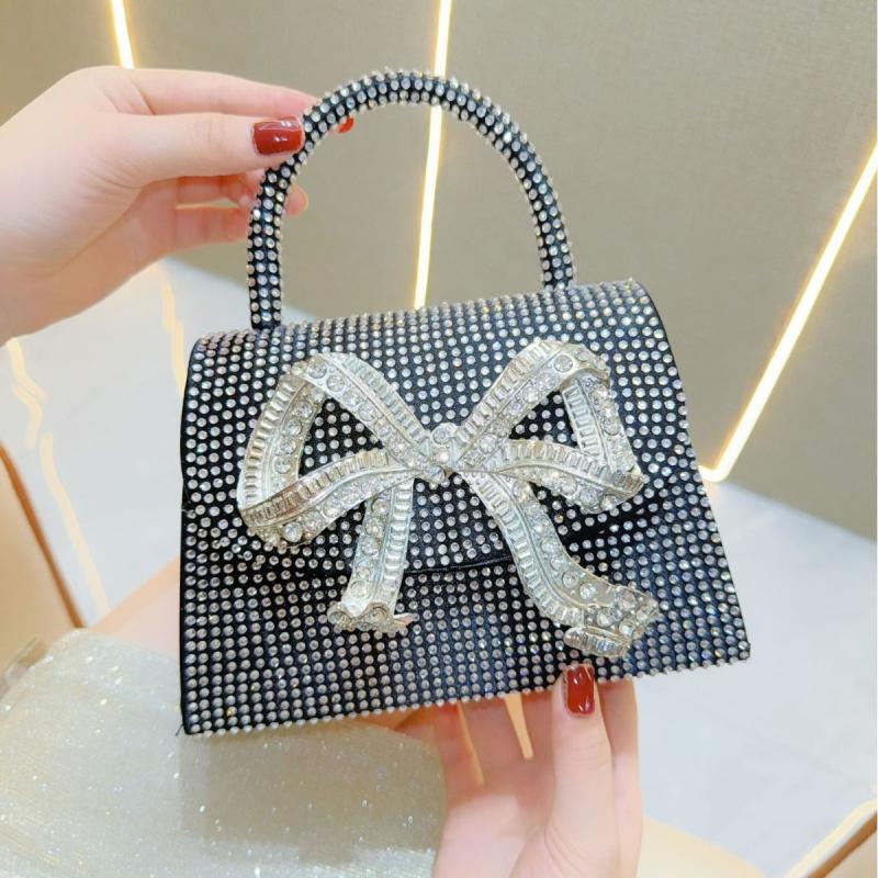 Bags |  Womens White Micro Bag With Gold Bow Accessories Bags