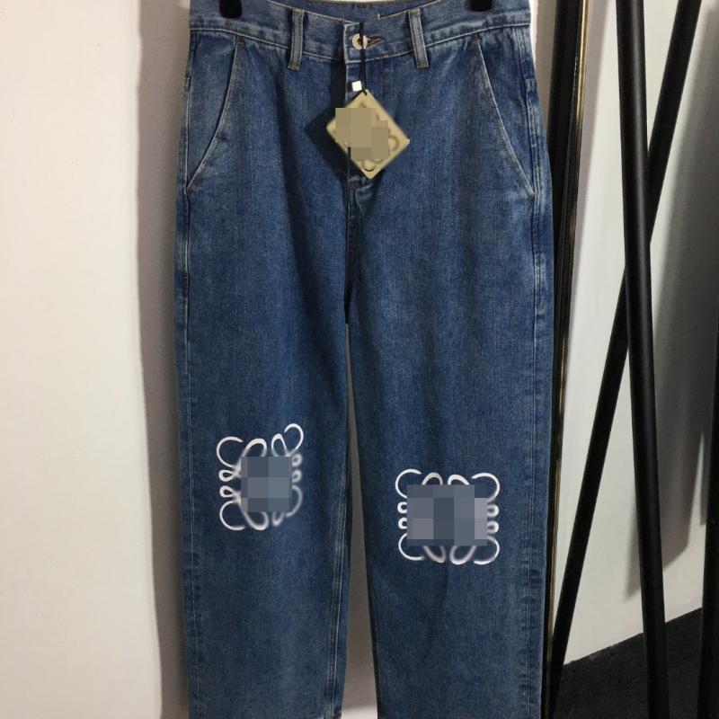 Bottoms |  Womens Baggy Anagram Jeans Bottoms blue