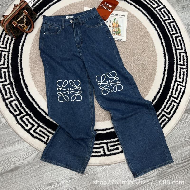 Bottoms |  Womens Baggy Jeans Bottoms blue