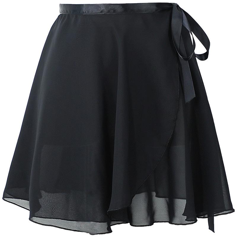 Bottoms |  Womens Ballerina Wrap Skirt Black Bottoms black