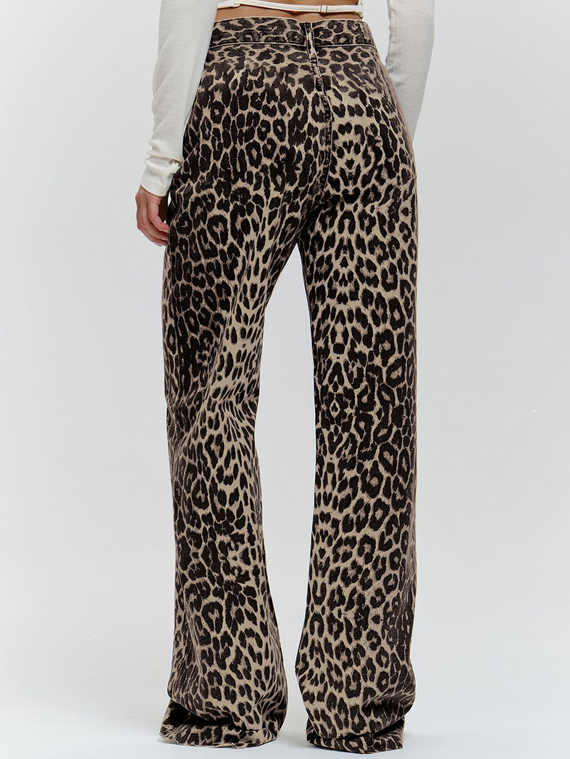 Bottoms |  Womens Betzy Leopard Jeans Bottoms Bottoms