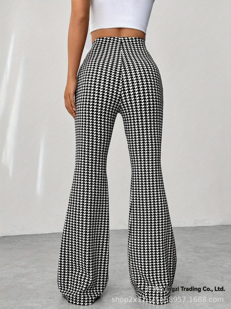 Bottoms |  Womens Laurie Houndstooth Trousers Bottoms black