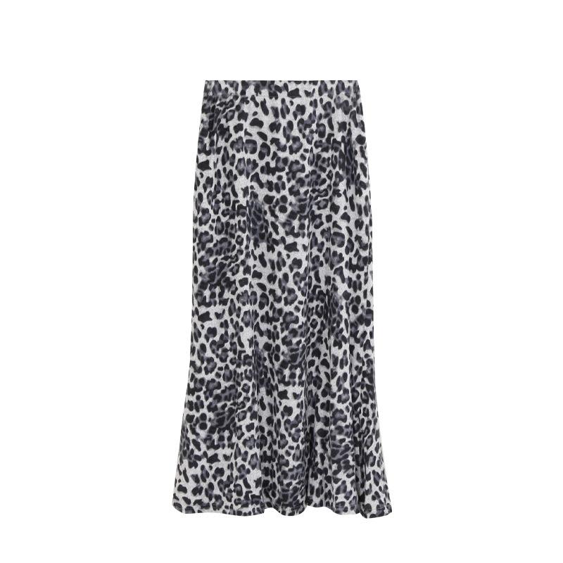 Bottoms |  Womens Leopard Print Skirt Bottoms Bottoms