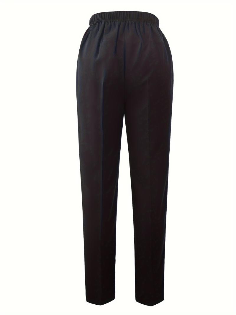 Bottoms |  Womens Logo Waistband Silk Trousers Bottoms black