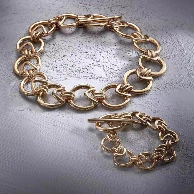 Jewellery |  Womens 1980S Vintage Monet Chain Neck Accessories gold