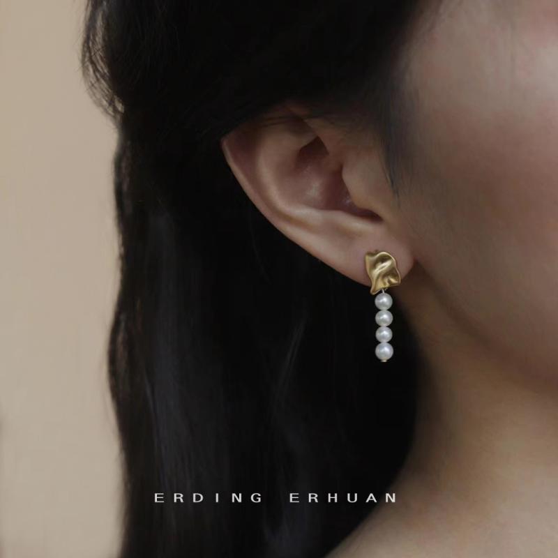 Jewellery |  Womens Crumple Earrings Accessories gold