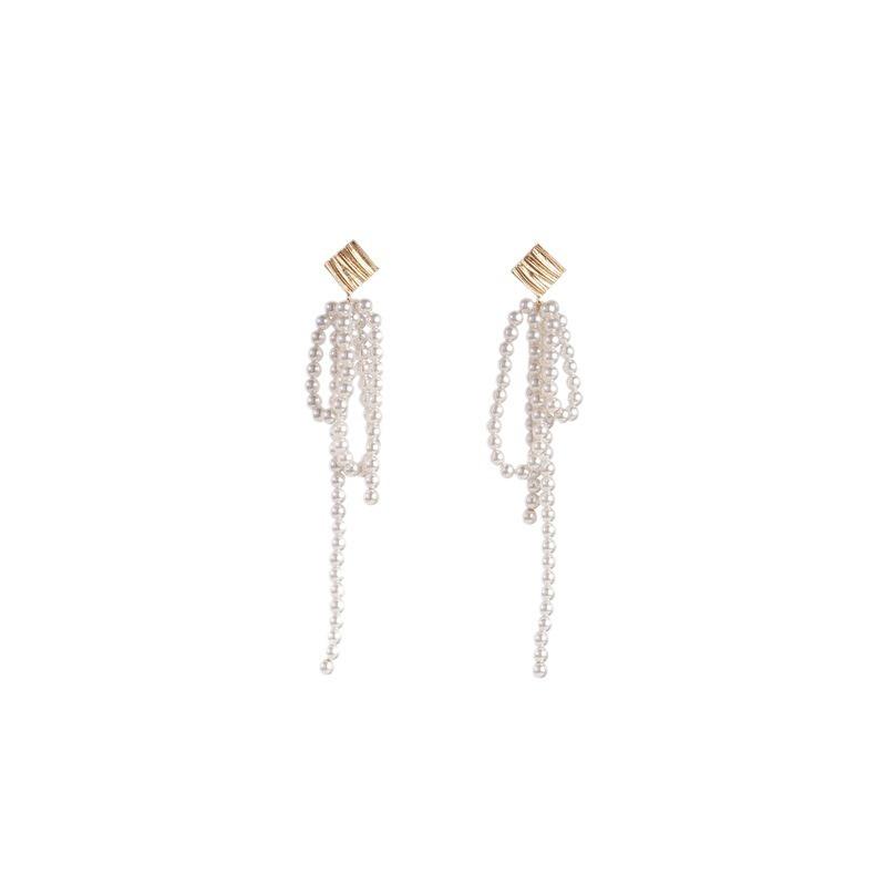 Jewellery |  Womens Gold Save The Pearls Earrings Accessories gold