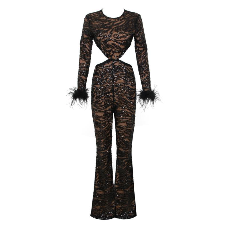 Jumpsuits |  Womens Bella Black Jumpsuit Clothing black