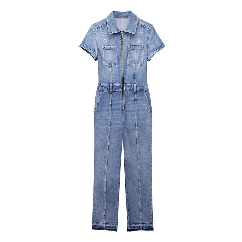 Jumpsuits |  Womens Cassidy Denim Jumpsuit Clothing blue