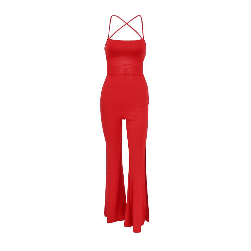 Jumpsuits |  Womens Donna Stretch Satin Jumpsuit Clothing Jumpsuits