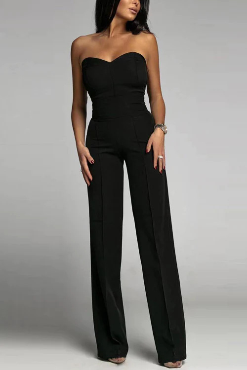 Jumpsuits |  Womens Jude Linen Jumpsuit Clothing black