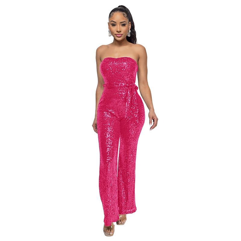 Jumpsuits |  Womens Lucinda Pink Jumpsuit Clothing Jumpsuits