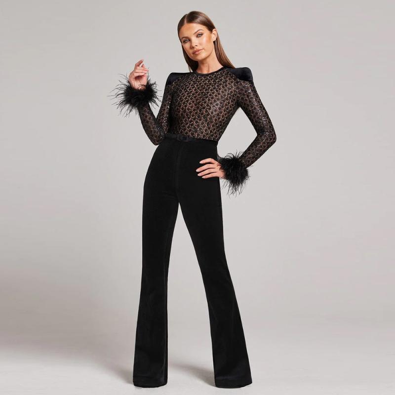 Jumpsuits |  Womens Natalia Black Jumpsuit Clothing black