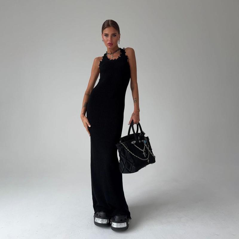 Jumpsuits |  Womens Scalloped Wide-Leg Jumpsuit Clothing black