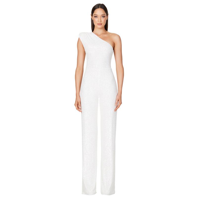 Jumpsuits |  Womens White  Jumpsuit Clothing Jumpsuits