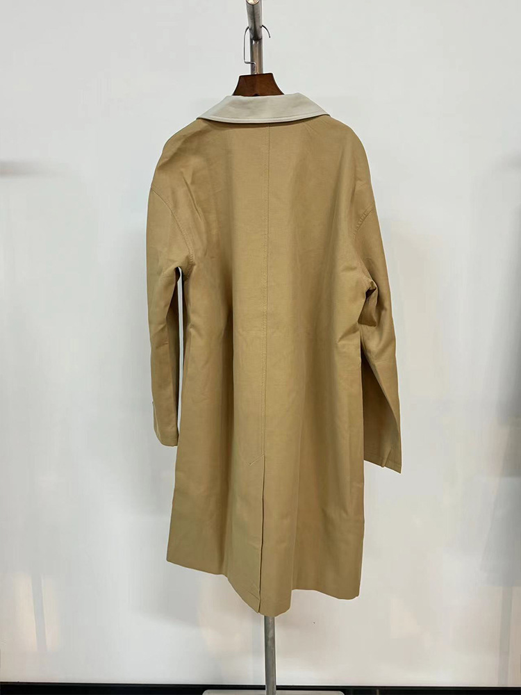 Outerwear |  Womens Double Cotton Trench Coat Clothing beige