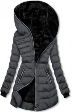 Outerwear |  Womens Faux Fur-Trimmed Ski Jacket Clothing black