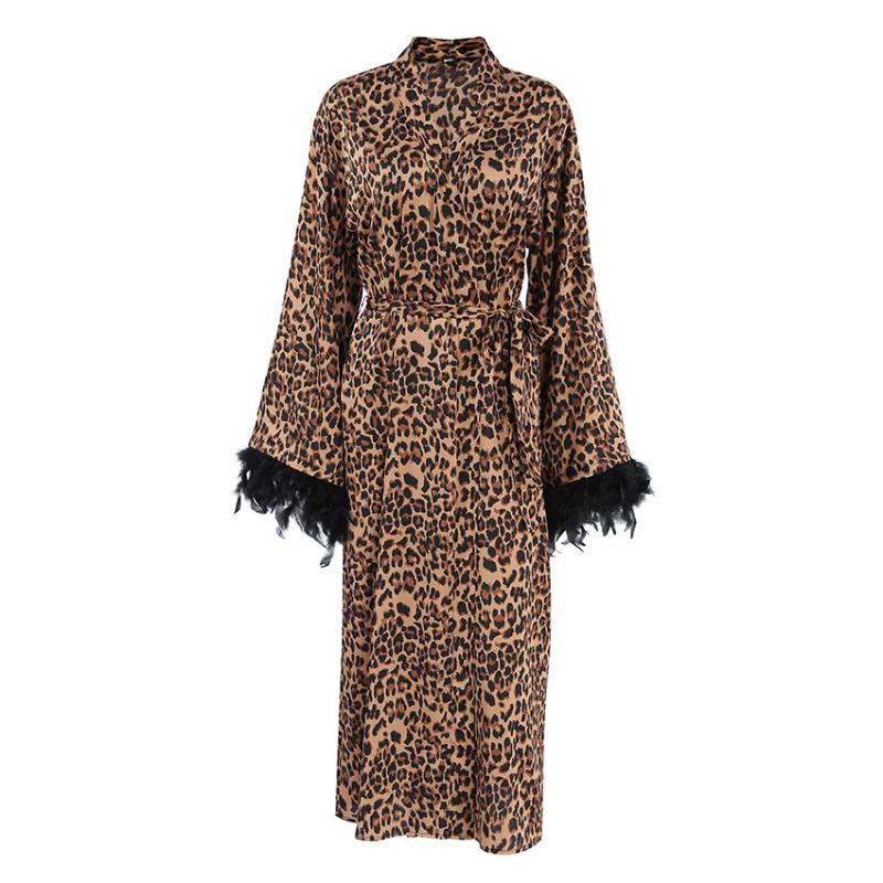 Outerwear |  Womens Leopard Print River Coat Clothing black