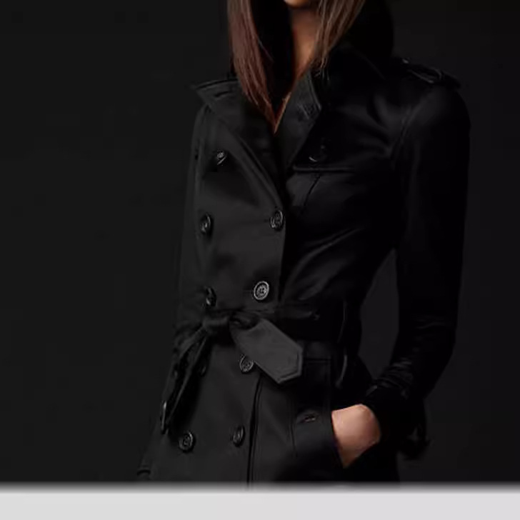 Outerwear |  Womens Littleton Wool Trench Coat Clothing black