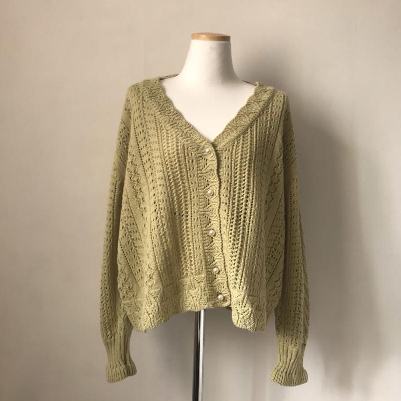 Outerwear |  Womens Millicent Cardigan Clothing green