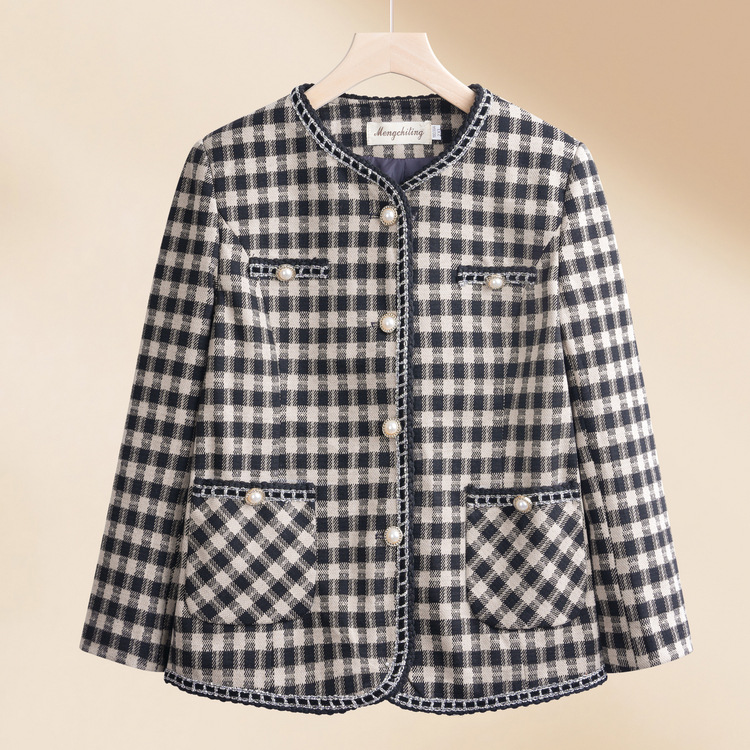 Outerwear |  Womens Monochrome Check Jacket Clothing multi