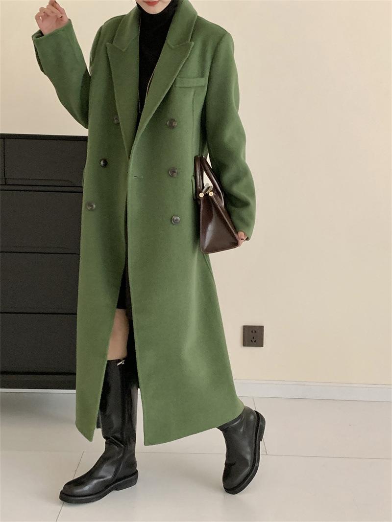 Outerwear |  Womens Rosie Double Faced Coat Clothing green