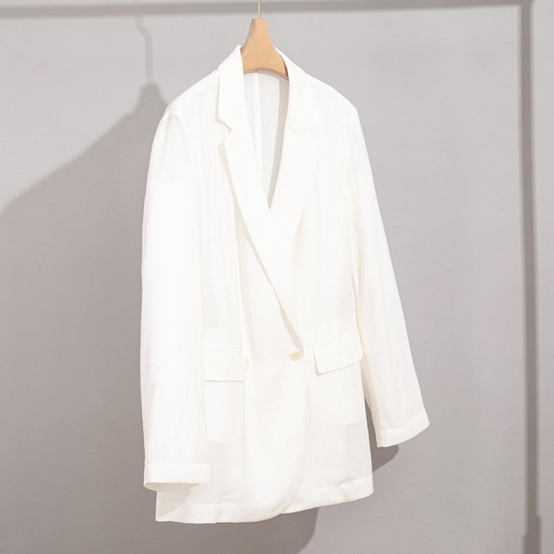 Outerwear |  Womens Sharon Slub Woven Blazer Clothing Outerwear