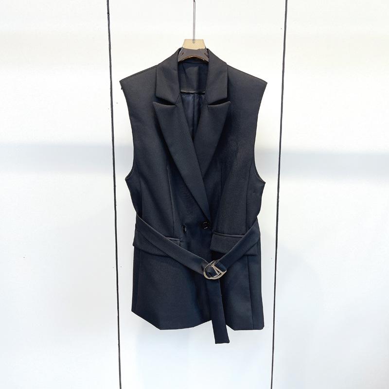 Outerwear |  Womens Waistcoat Clothing black