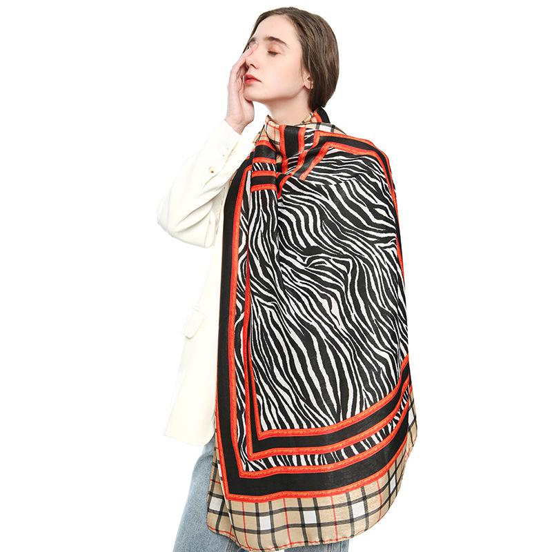 Scarves |  Womens Zebra Scarf Dress Accessories beige