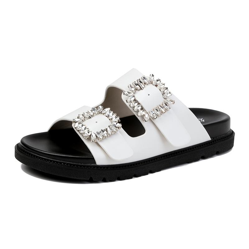 Shoes |  Womens Arizona Velvet Crystal Buckle Sandal Accessories blue