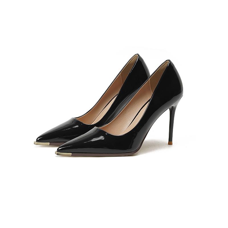 Shoes |  Womens Bbr 115 Black Leather Pumps Accessories black