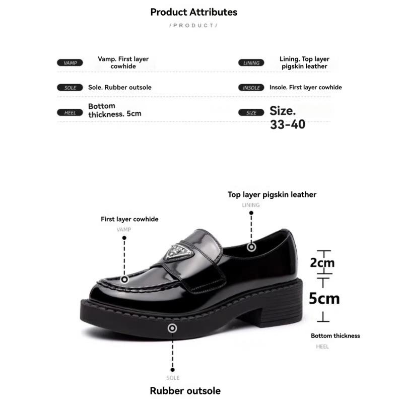 Shoes |  Womens Brushed Leather Loafers Accessories black