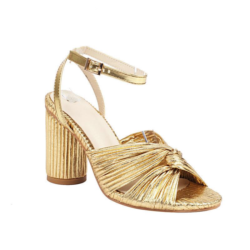 Shoes |  Womens Camellia Pearl Pleated Bow Hee Accessories gold