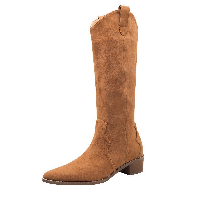 Shoes |  Womens Duerto Suede Western Boots Accessories beige