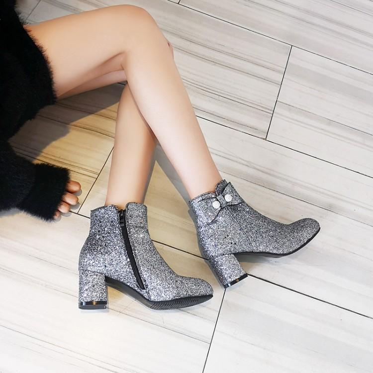 Shoes |  Womens Madra 130 Glitter Ankle Boots Accessories blue