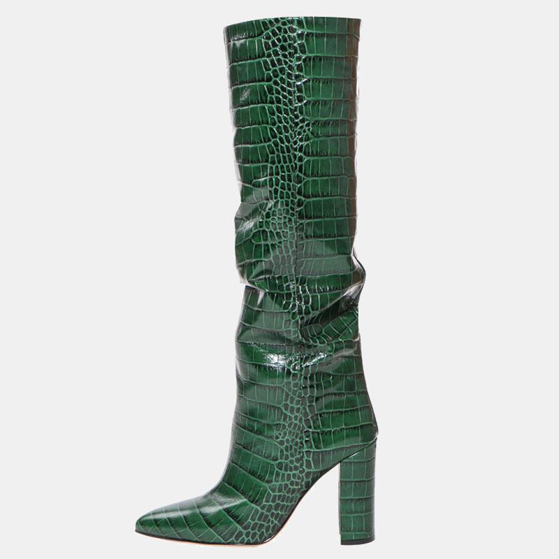 Shoes |  Womens Moc Croc Boots Accessories green