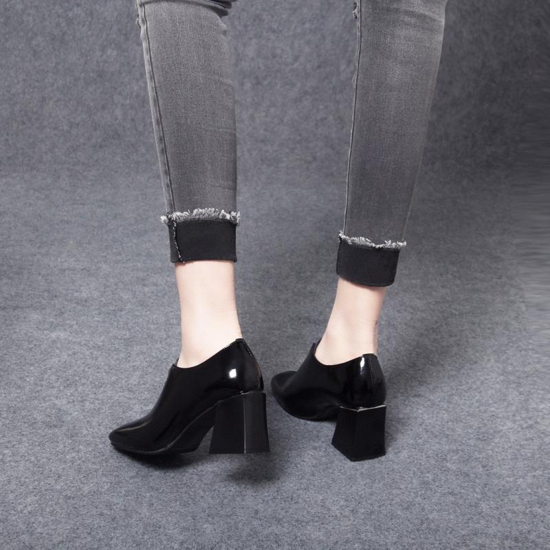 Shoes |  Womens Patent Block Heel Accessories black