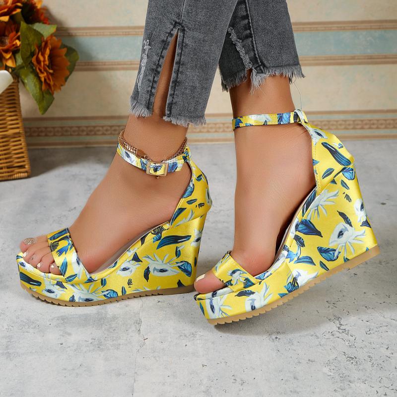 Shoes |  Womens Printed Patent-Leather Sandals Accessories Shoes