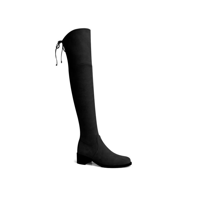 Shoes |  Womens Suede Over Knee Boots Accessories black