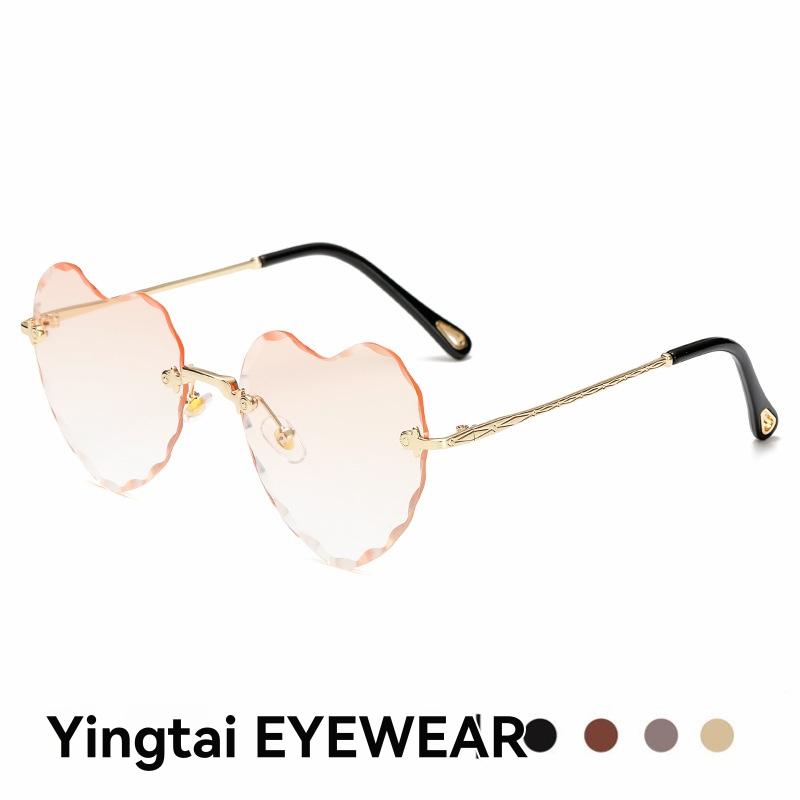 Sunglasses |  Womens Scalloped Aviator Accessories pink