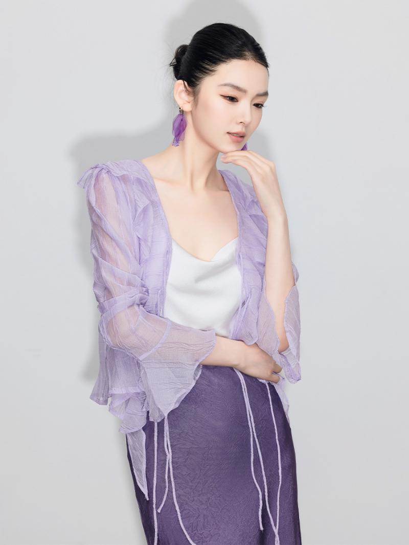 Tops & Shirts |  Womens Aphrodite Blouse Clothing purple