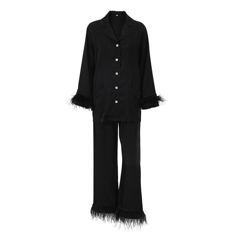 Tops & Shirts |  Womens Darcie Black Pyjamas Clothing black