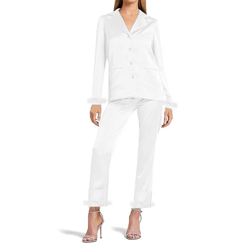 Tops & Shirts |  Womens Darcie White Pyjamas Clothing Tops & Shirts