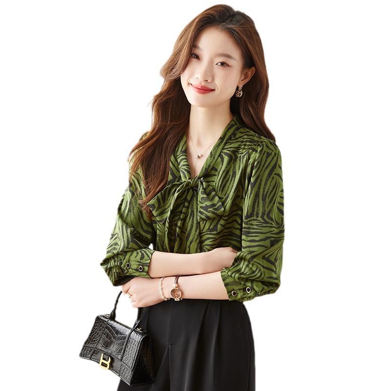 Tops & Shirts |  Womens Green Tiger Print Jacket Clothing green