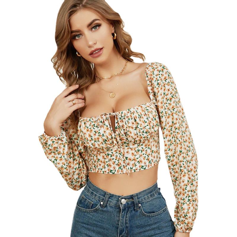 Tops & Shirts |  Womens Helena Top Ditsy Floral Clothing Tops & Shirts