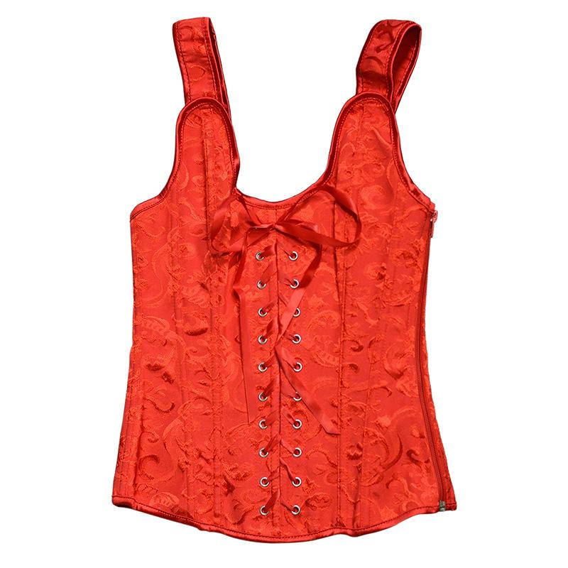 Tops & Shirts |  Womens Parisa Merlot Floral Corset Clothing red