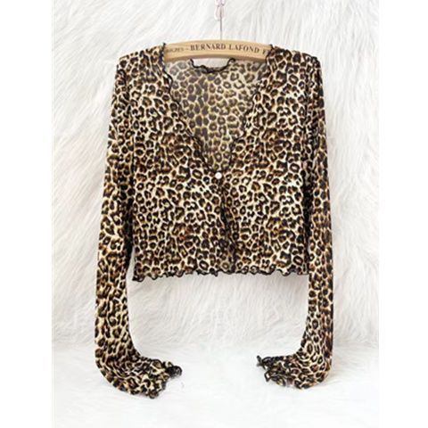 Tops & Shirts |  Womens Rhythm Leopard-Print Blouse Clothing multi